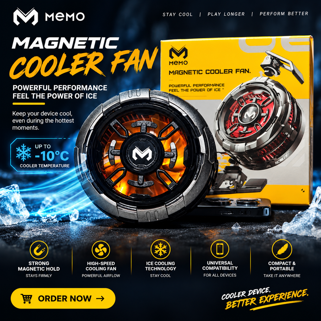 MEMO CX-08 GAMING MOBILE RADIATOR